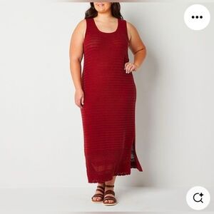 A.N.A Crochet Style Dress. Large. NWT